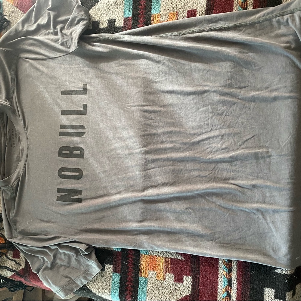 NOBULL Gray Short Sleeve Tee